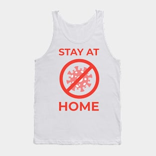 Stay At Home Corona Virus Covid-19 Tank Top